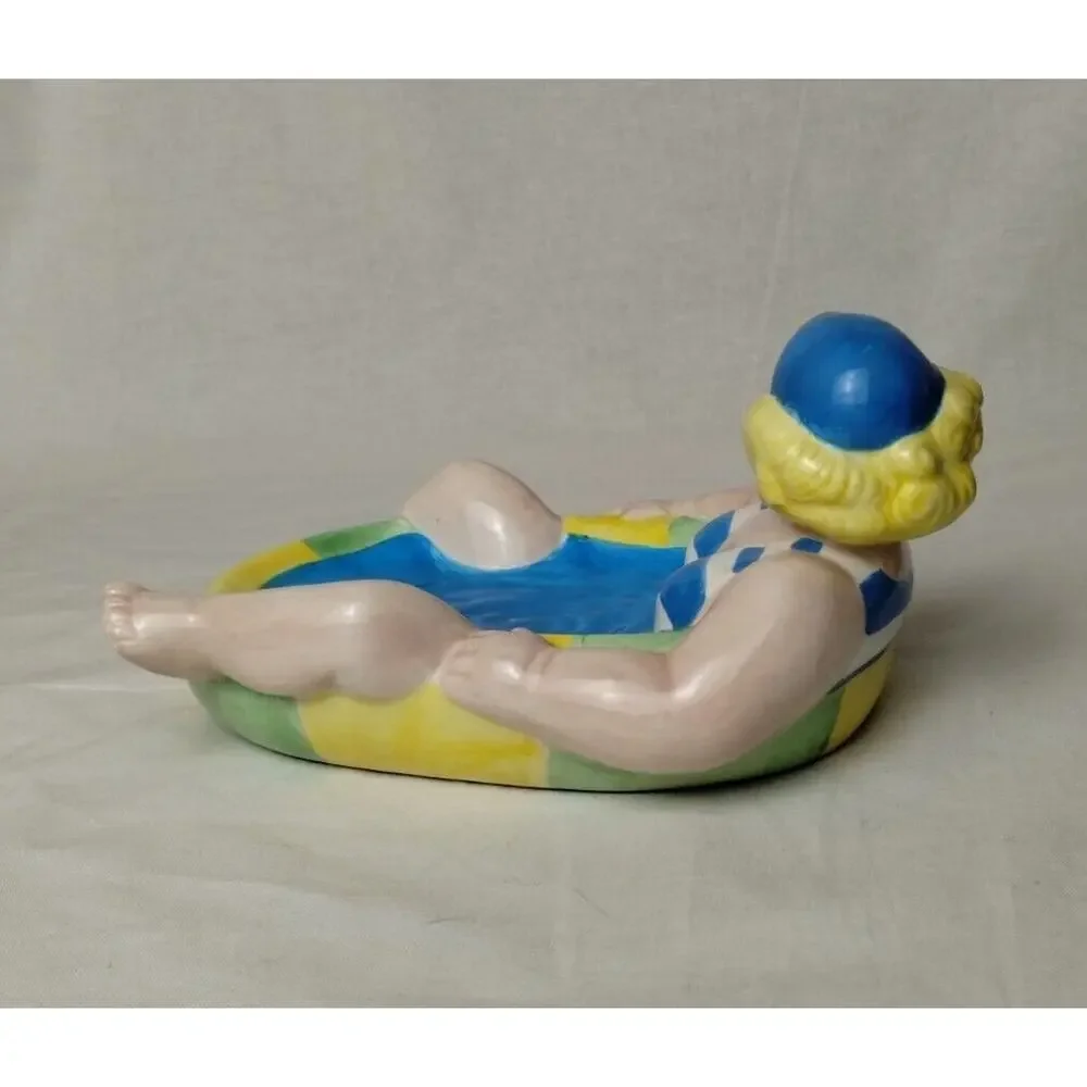 Boston Warehouse Bathing Beauties Bathroom Set - Toothbrush Holder - Soapdish